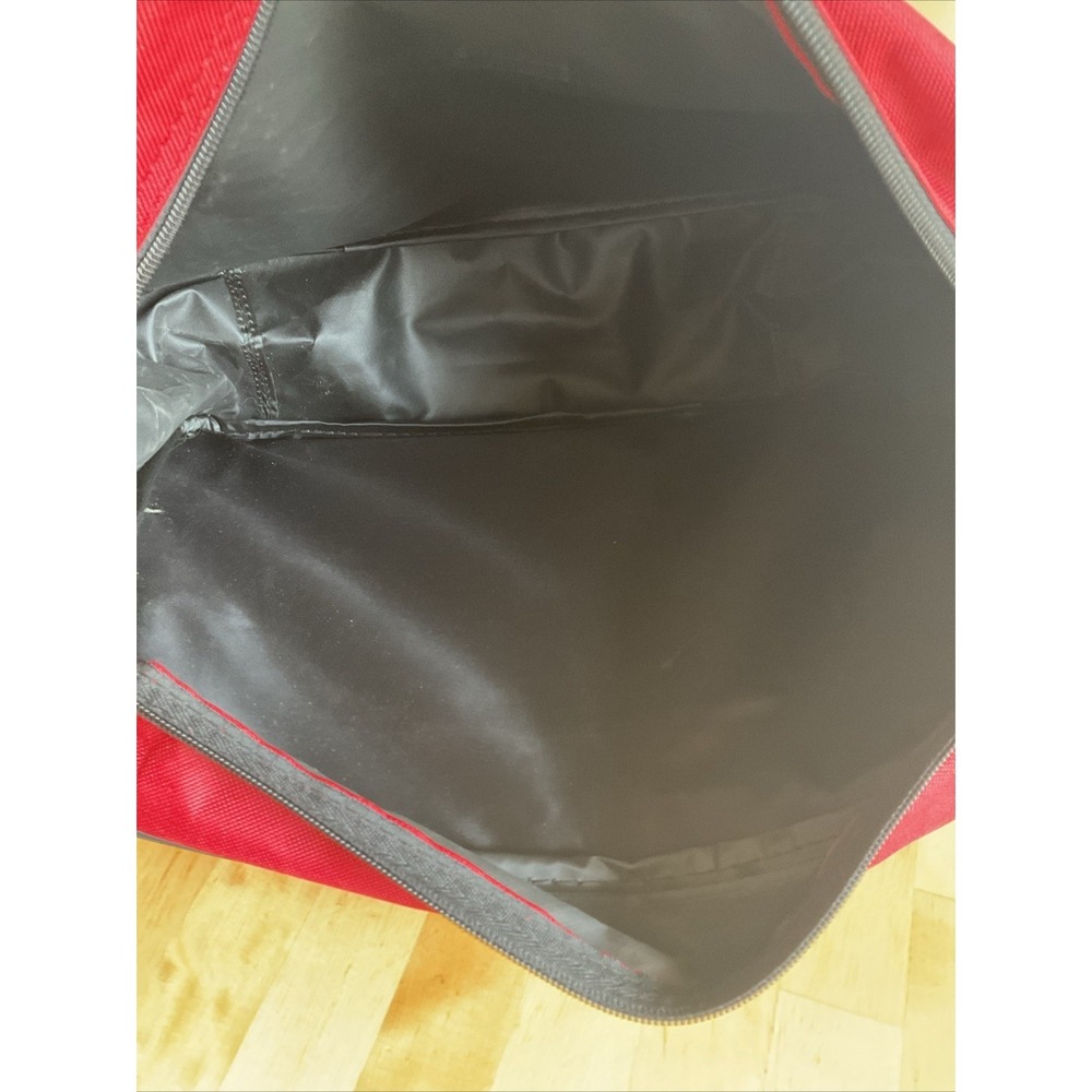 American Tourister Carry On Shoulder Travel Overnight Shoulder Bag Airline Red - Picture 9 of 11